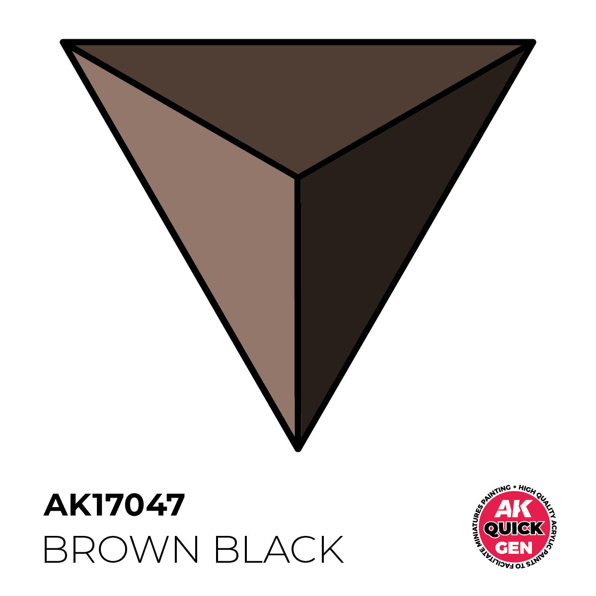 AK Interactive QUICK GEN Brown Black