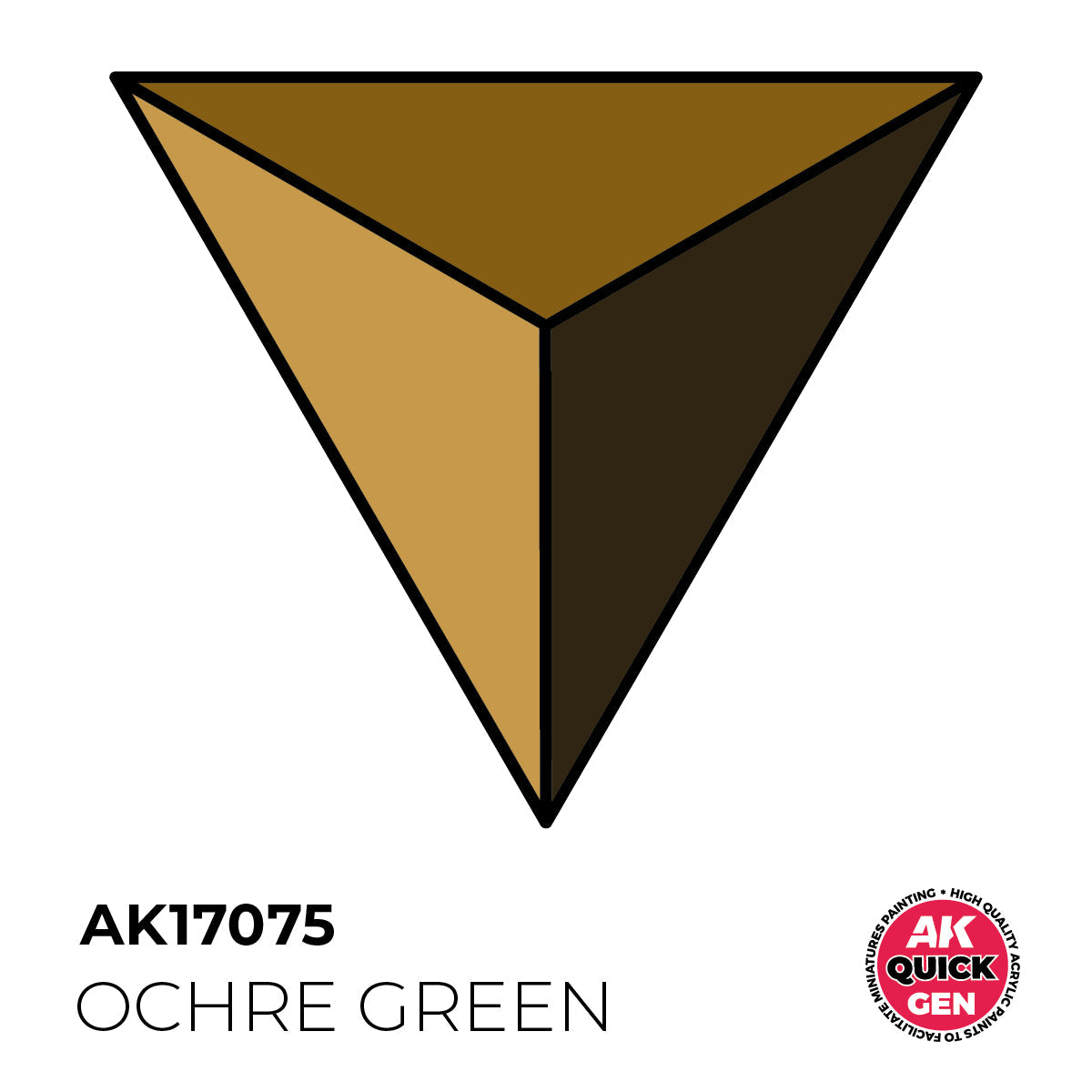 AK Interactive QUICK GEN Ochre Green