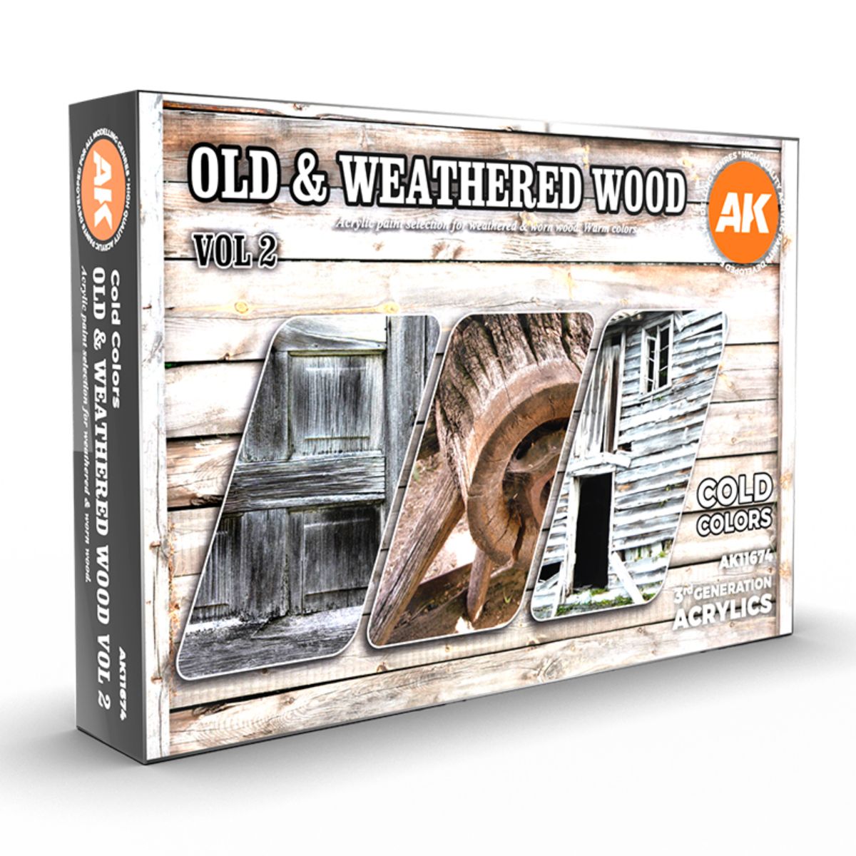 AK Interactive 3GEN Old & Weathered Wood Vol2