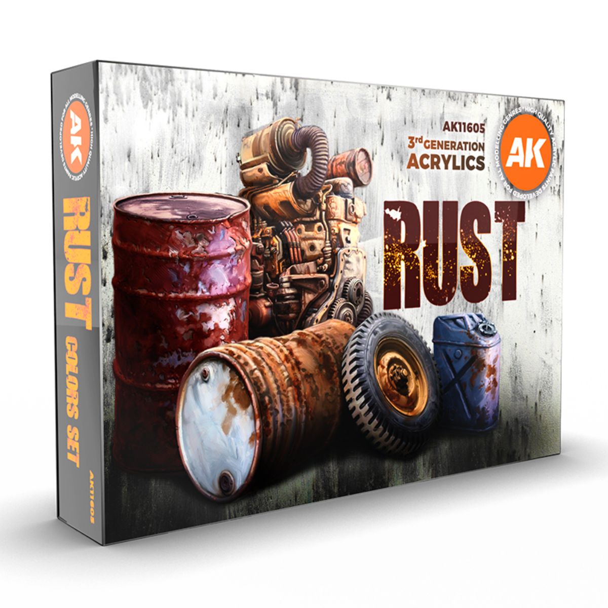 AK Interactive 3GEN Rust Set
