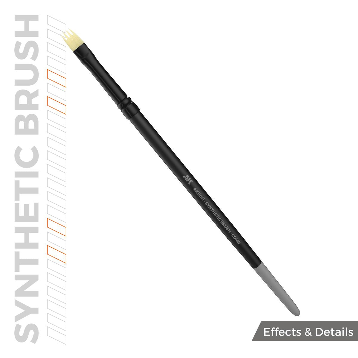 AK Interactive AK SYNTHETIC BRUSH - COMB