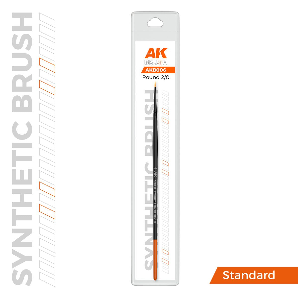 AK Interactive AK SYNTHETIC BRUSH - ROUND 2/0
