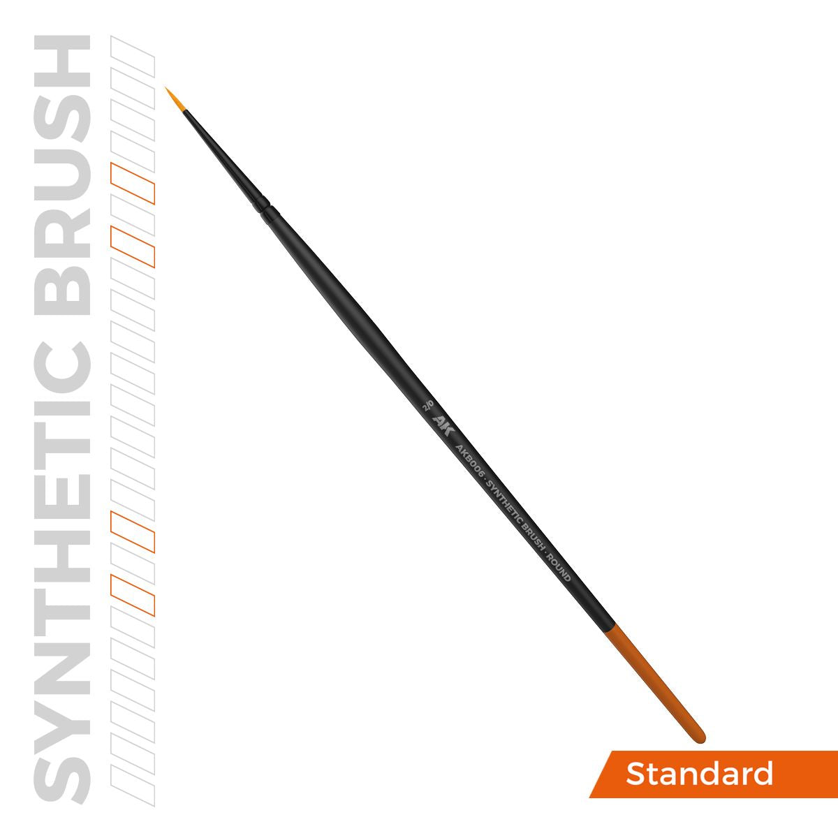 AK Interactive AK SYNTHETIC BRUSH - ROUND 2/0