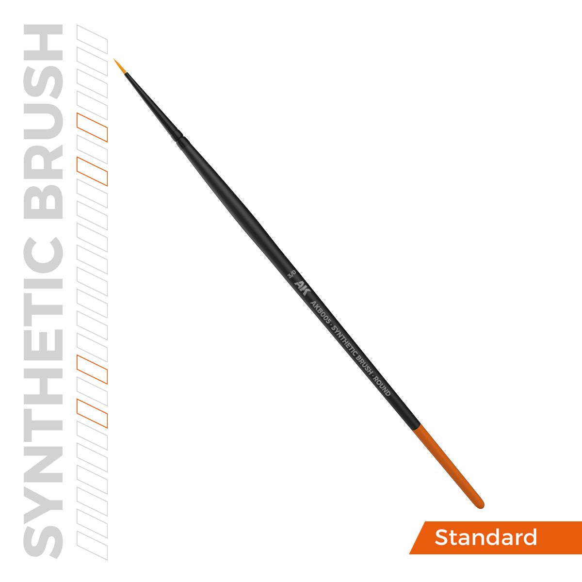 AK Interactive AK SYNTHETIC BRUSH - ROUND 3/0