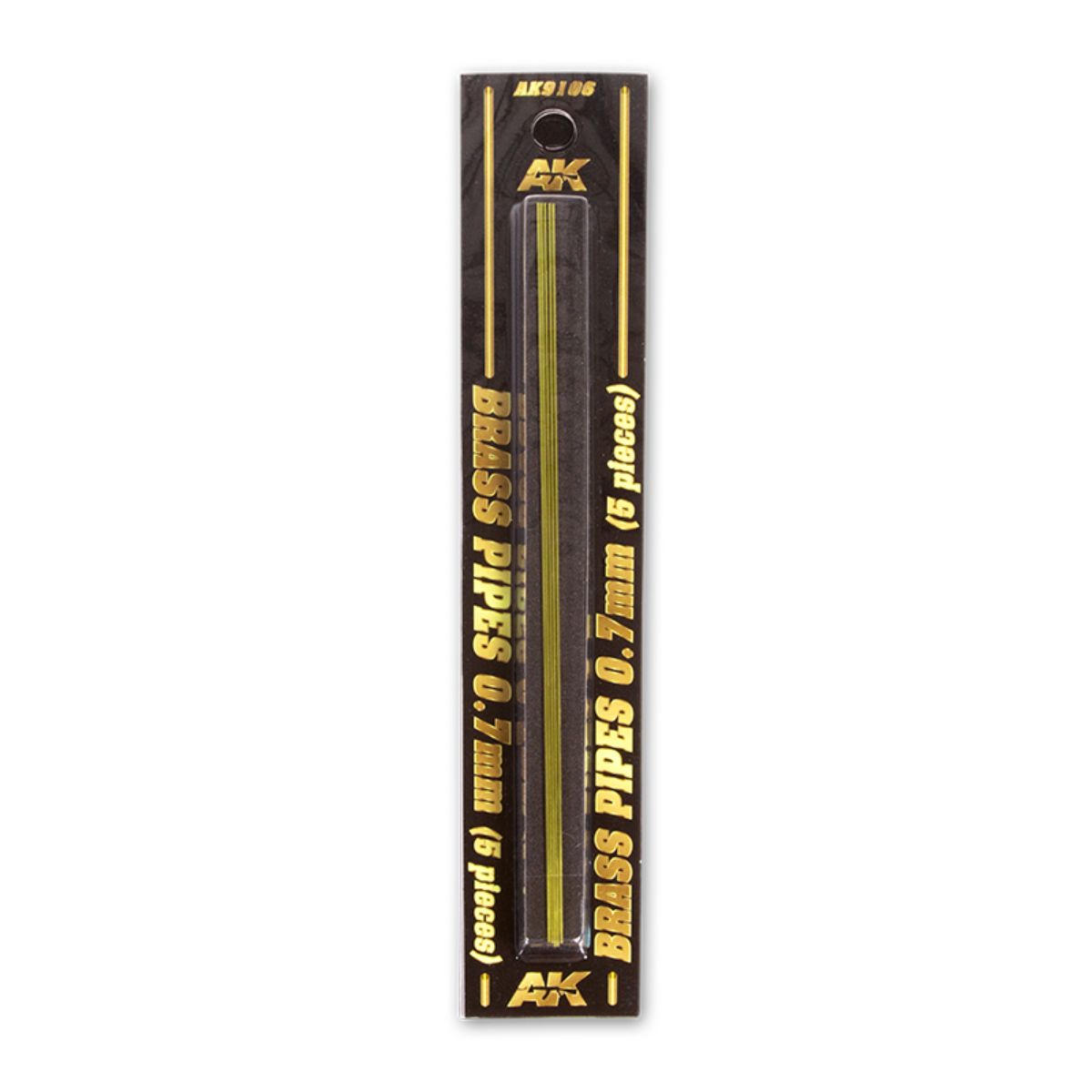 AK Interactive Dioramas BRASS PIPES 0,7mm, 5 units