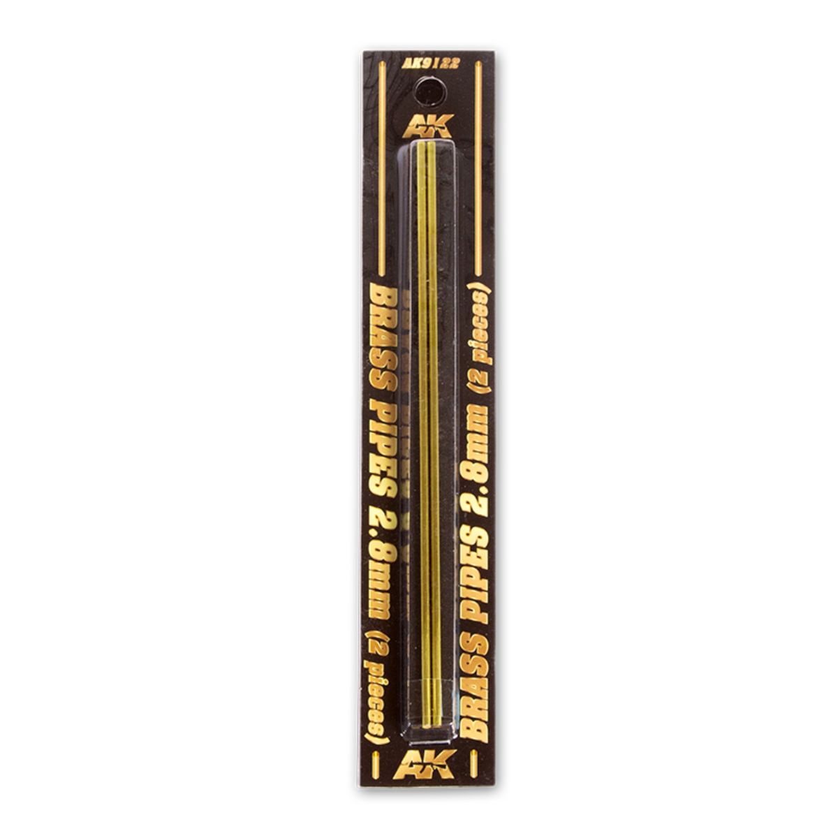 AK Interactive Dioramas BRASS PIPES 2,8mm, 2 units
