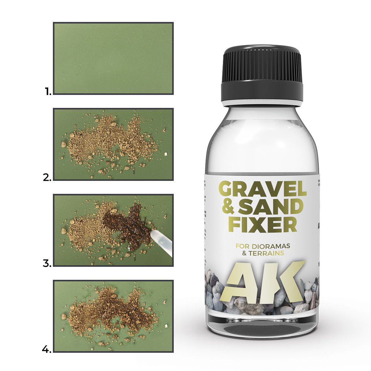 AK Interactive GRAVEL & SAND FIXER