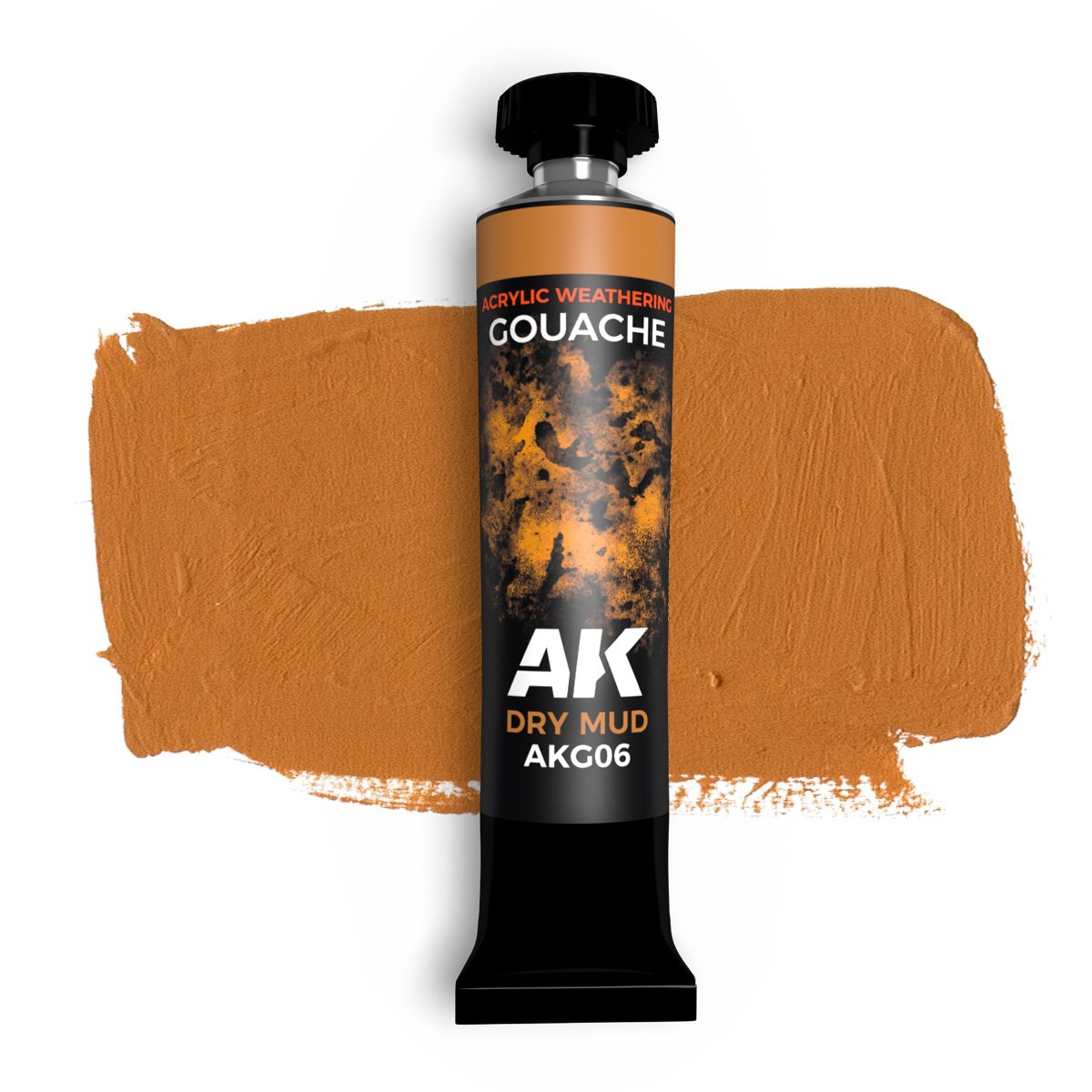 AK Interactive Gouache Paints DRY MUD - AK GOUACHE 20 ml.