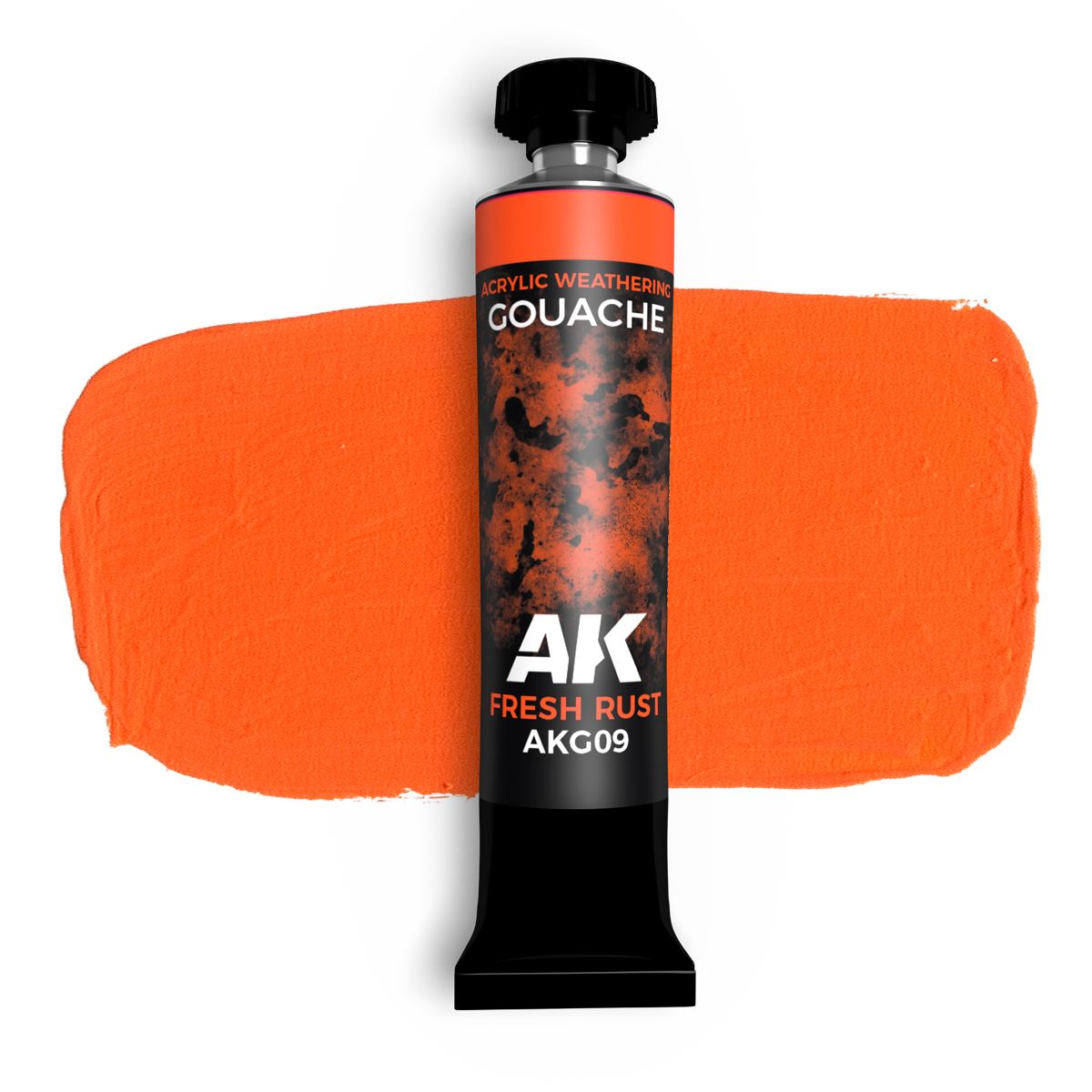 AK Interactive Gouache Paints FRESH RUST - AK GOUACHE 20 ml.