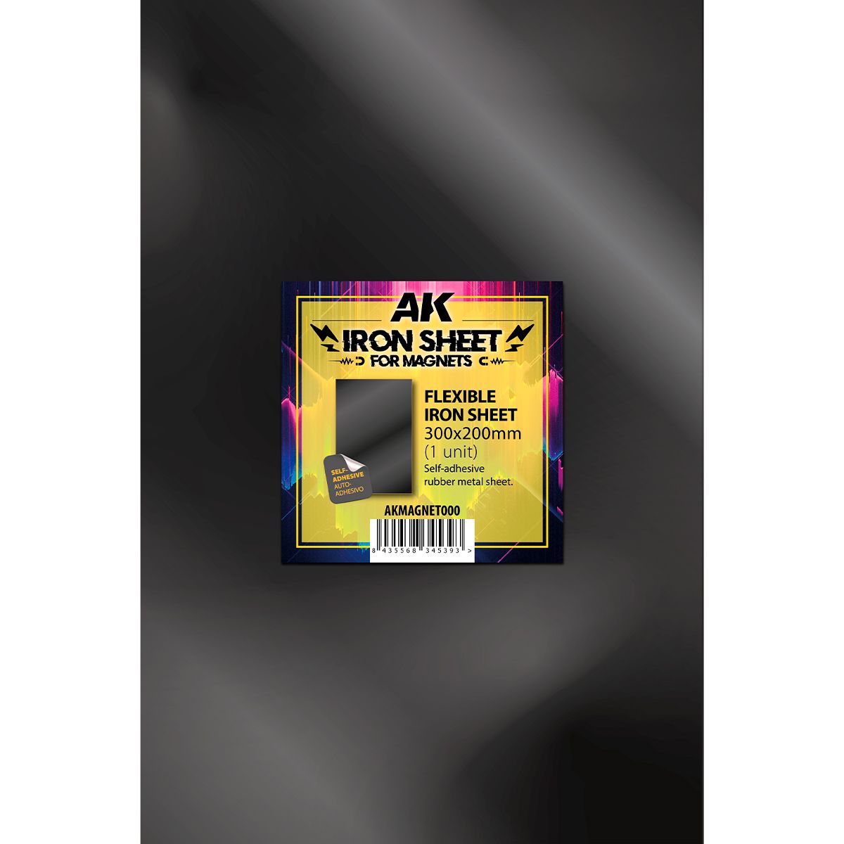 AK Interactive Magnets for Bases IRON SHEET FOR MAGNETS 300x200mm