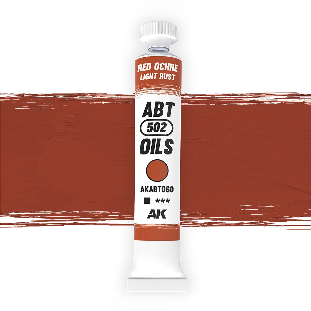 AK Interactive Oil Paints Red ochre / Light rust