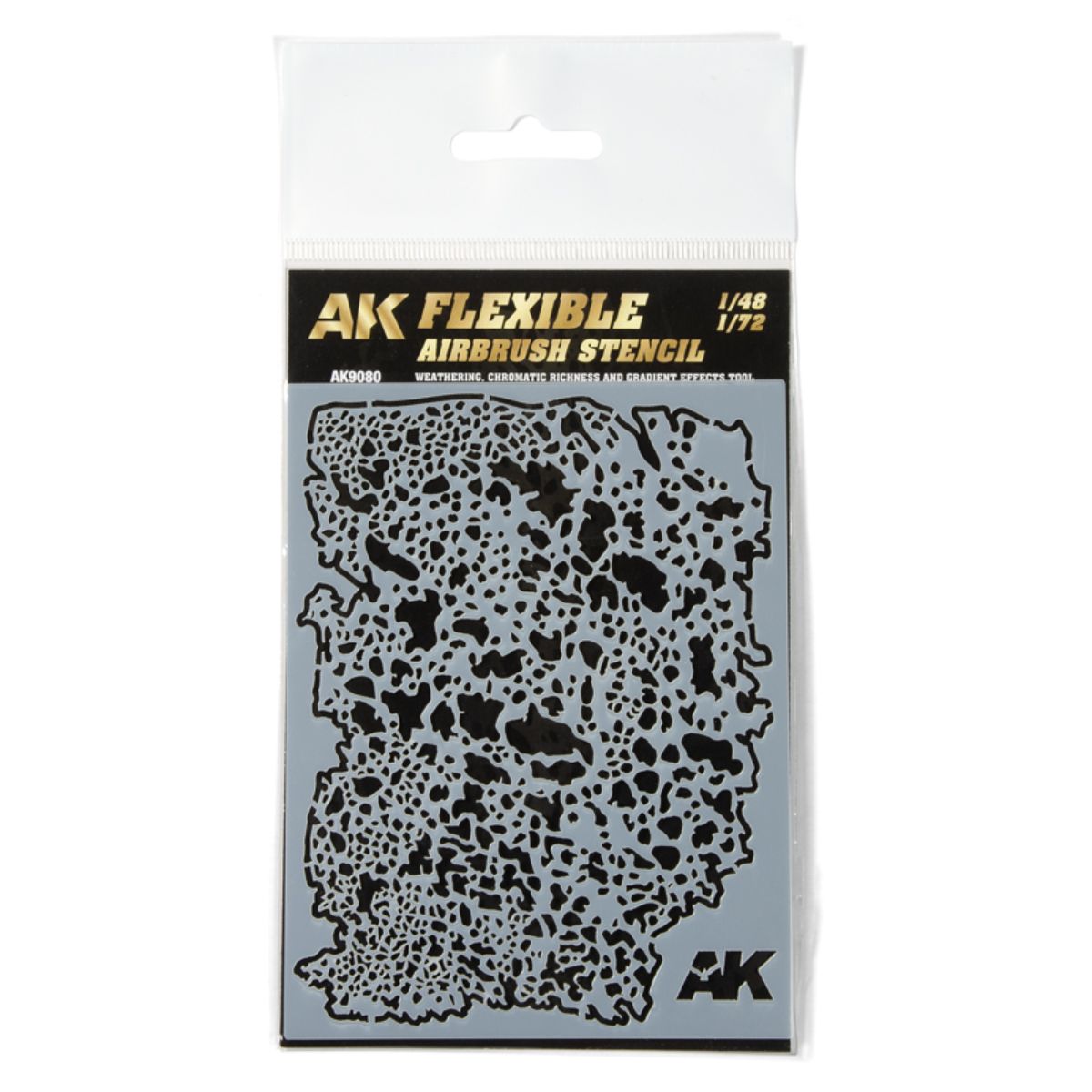 AK Interactive PLANTILLA DE AEROGRAFÍA FLEXIBLE 1/48 1/72