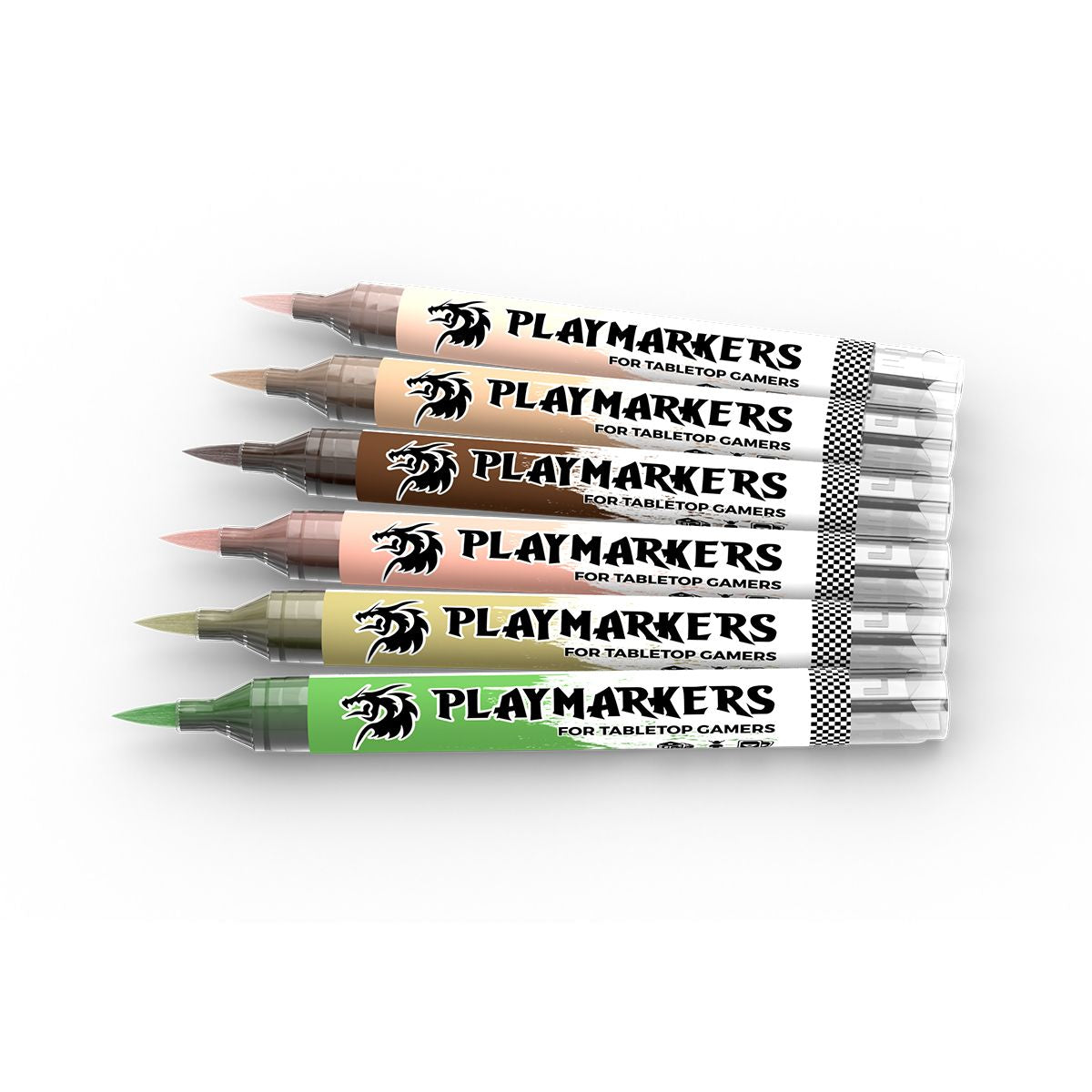 AK Interactive PLAYMARKERS SET - SKIN & FLESH TONES (6 ref.)