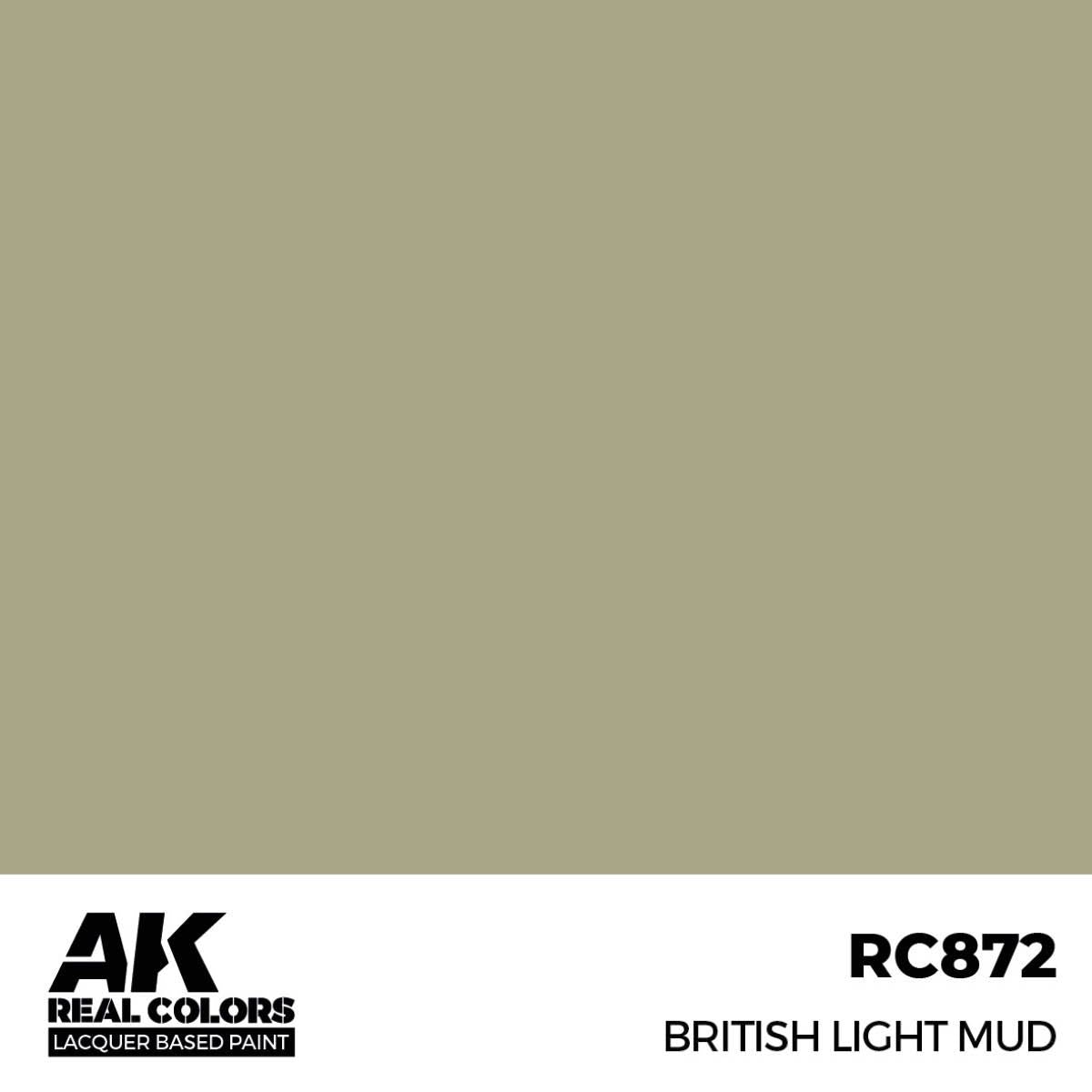 AK Interactive REAL COLORS British Light Mud 17 ml.