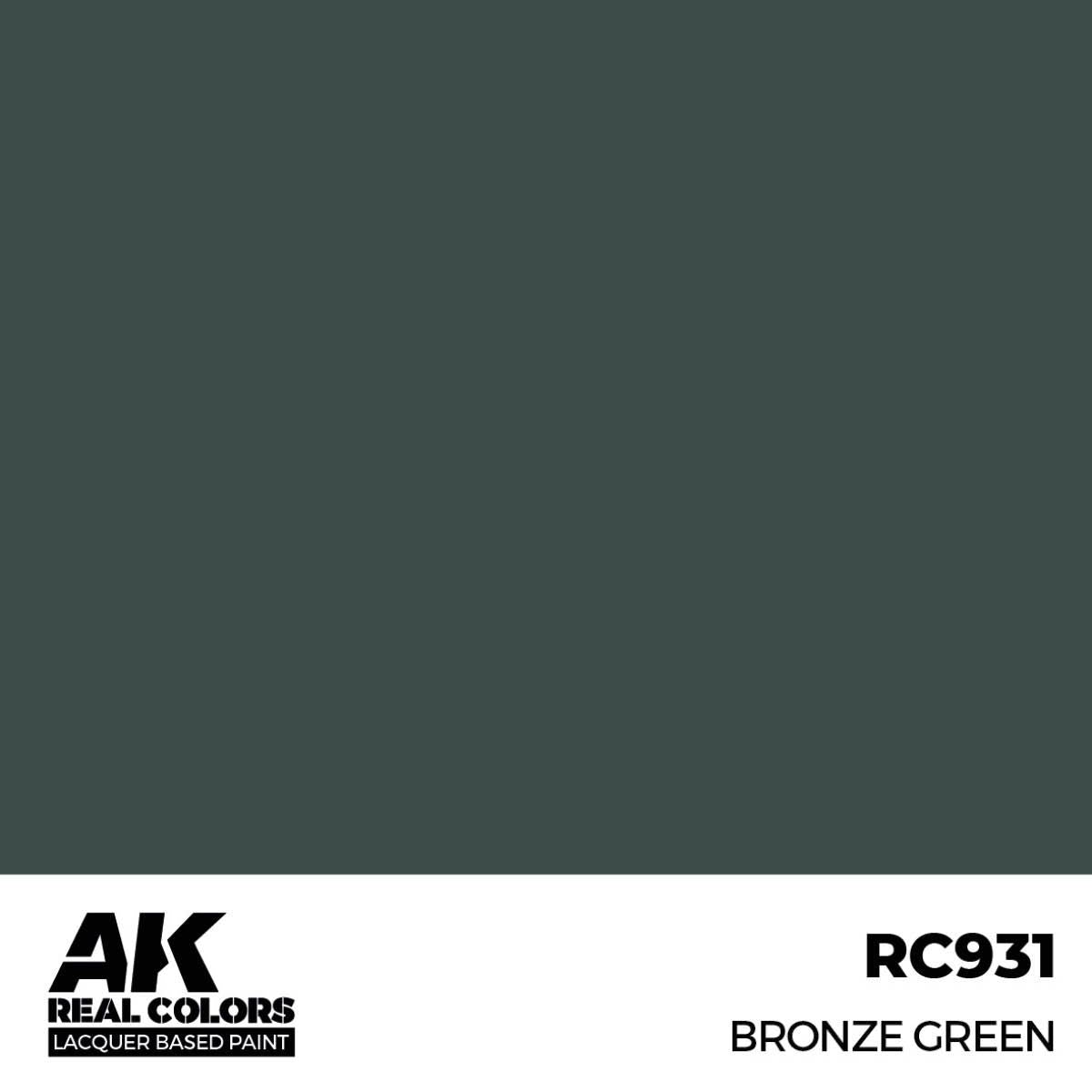AK Interactive REAL COLORS Bronze Green 17 ml.