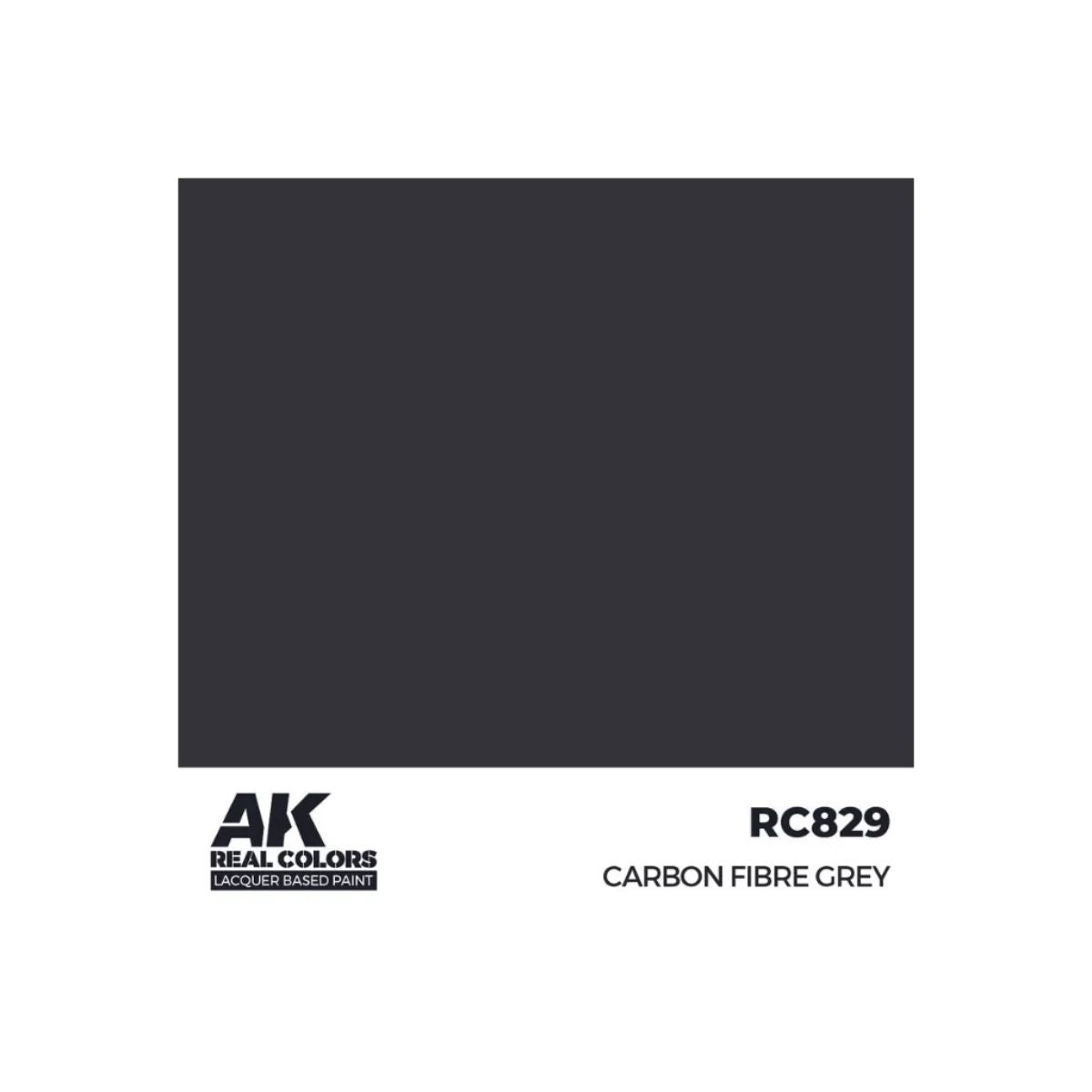 AK Interactive REAL COLORS Carbon Fibre Grey 17 ml.