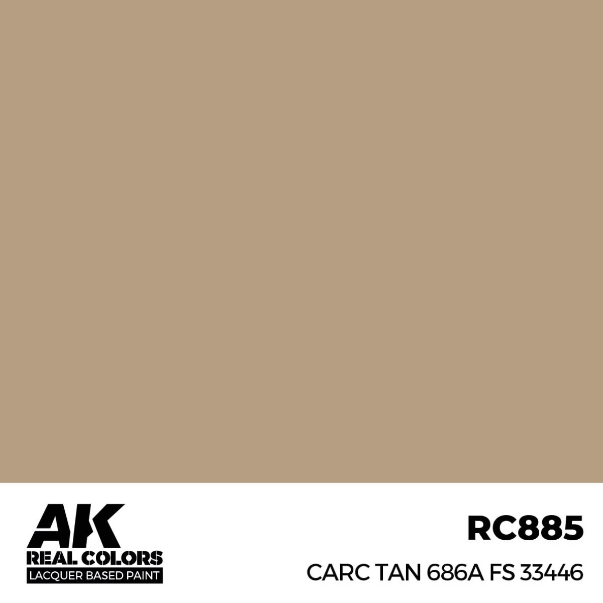 AK Interactive REAL COLORS Carc Tan 686A Fs 33446 17 ml.