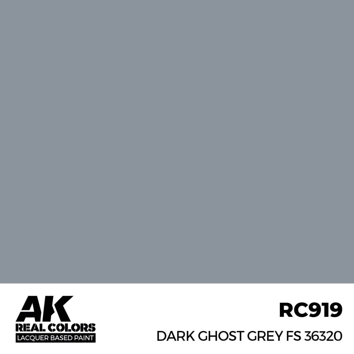 AK Interactive REAL COLORS Dark Ghost Grey Fs 36320 17 ml.
