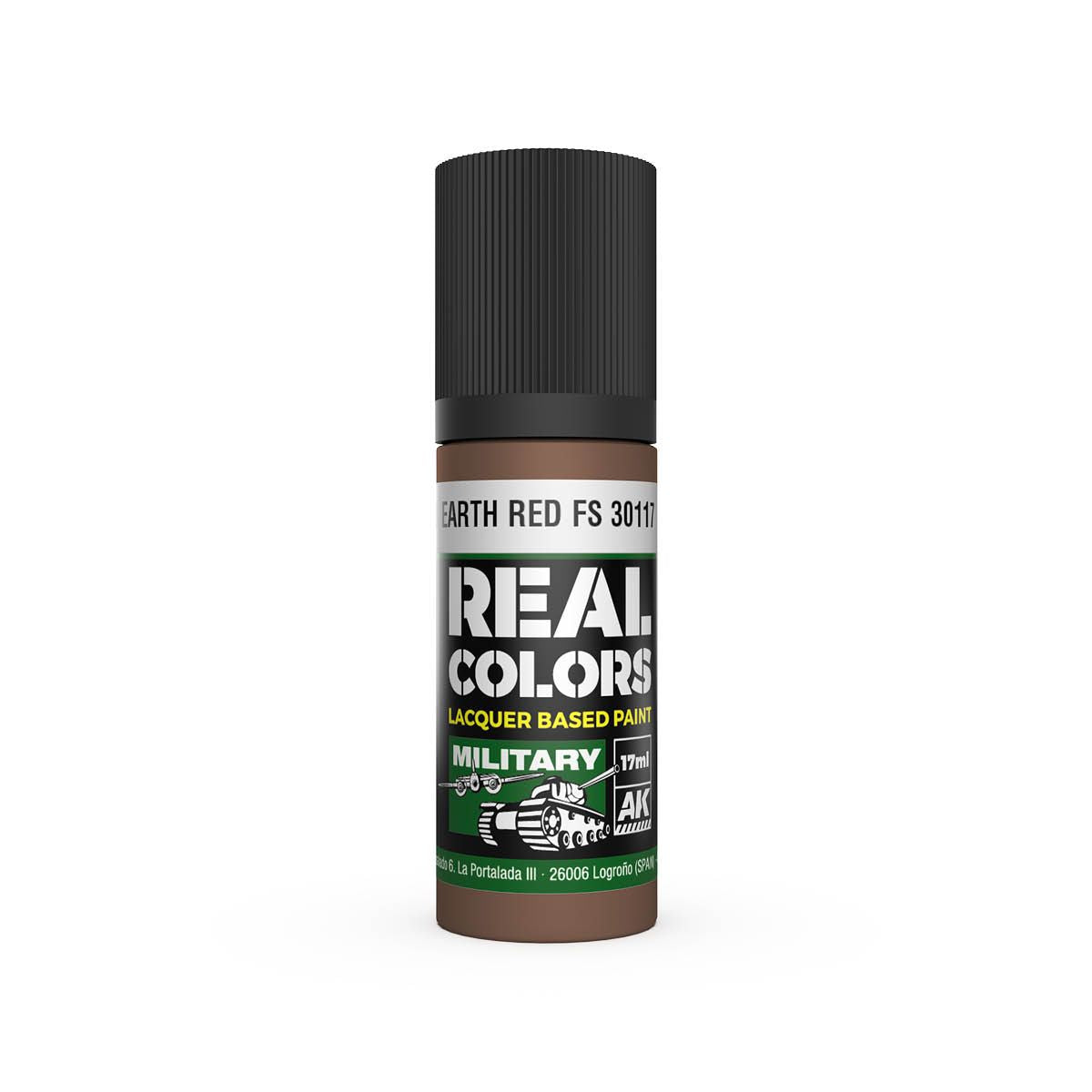 AK Interactive REAL COLORS Earth Red Fs 30117 17 ml.