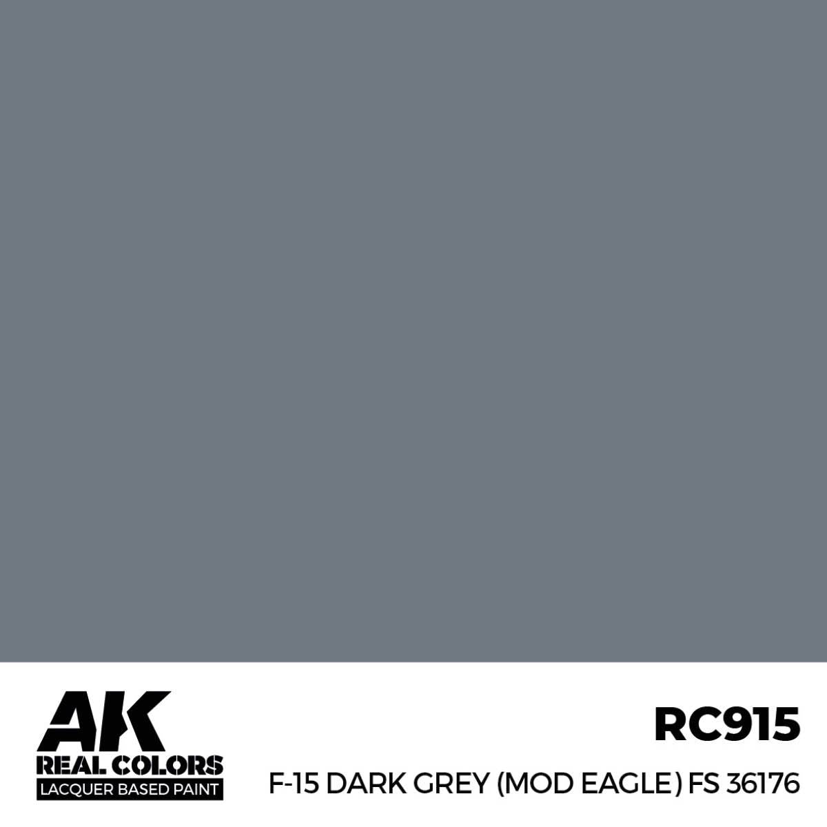 AK Interactive REAL COLORS F-15 Dark Grey (Mod Eagle) Fs 36176 17 ml
