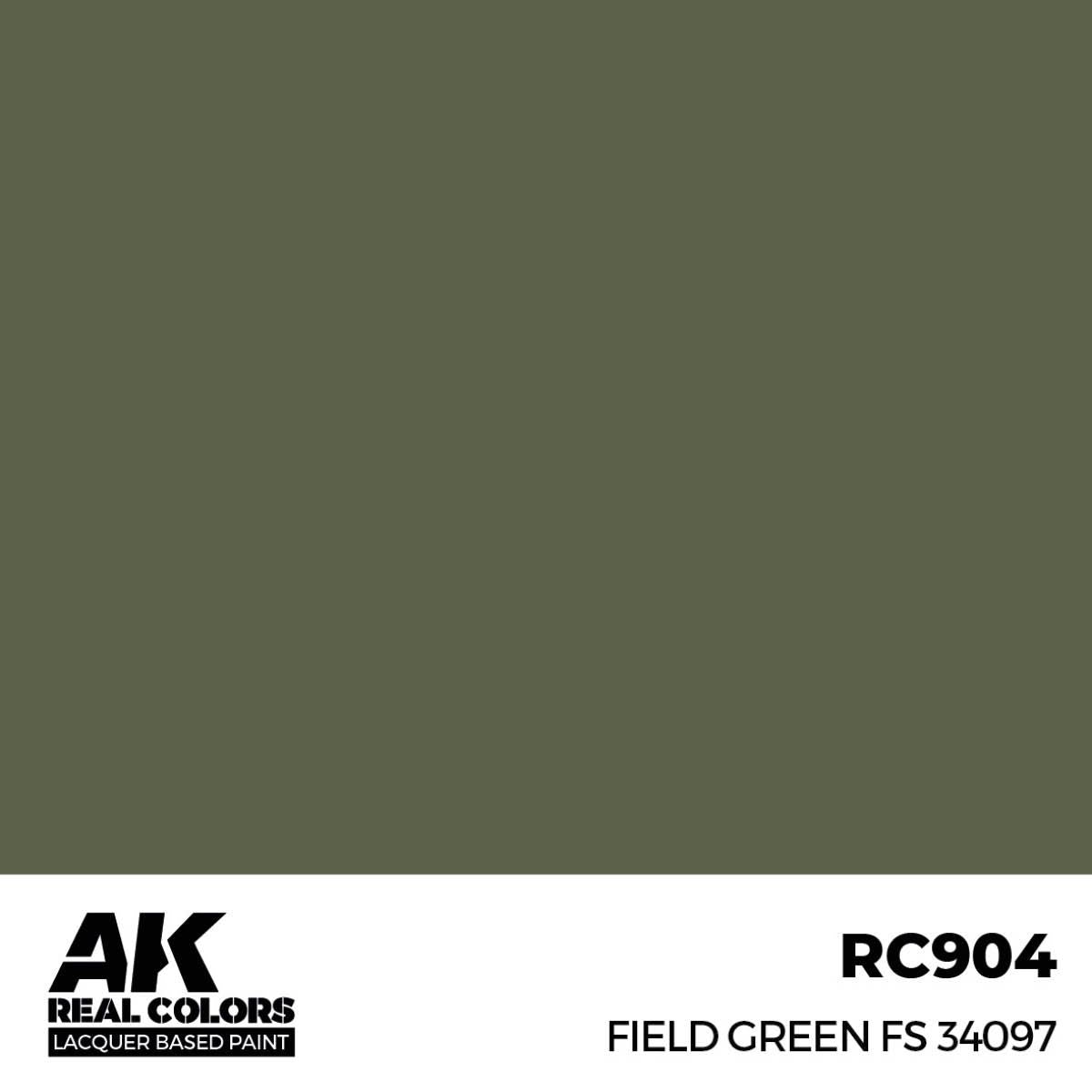 AK Interactive REAL COLORS Field Green Fs 34097 17 ml.