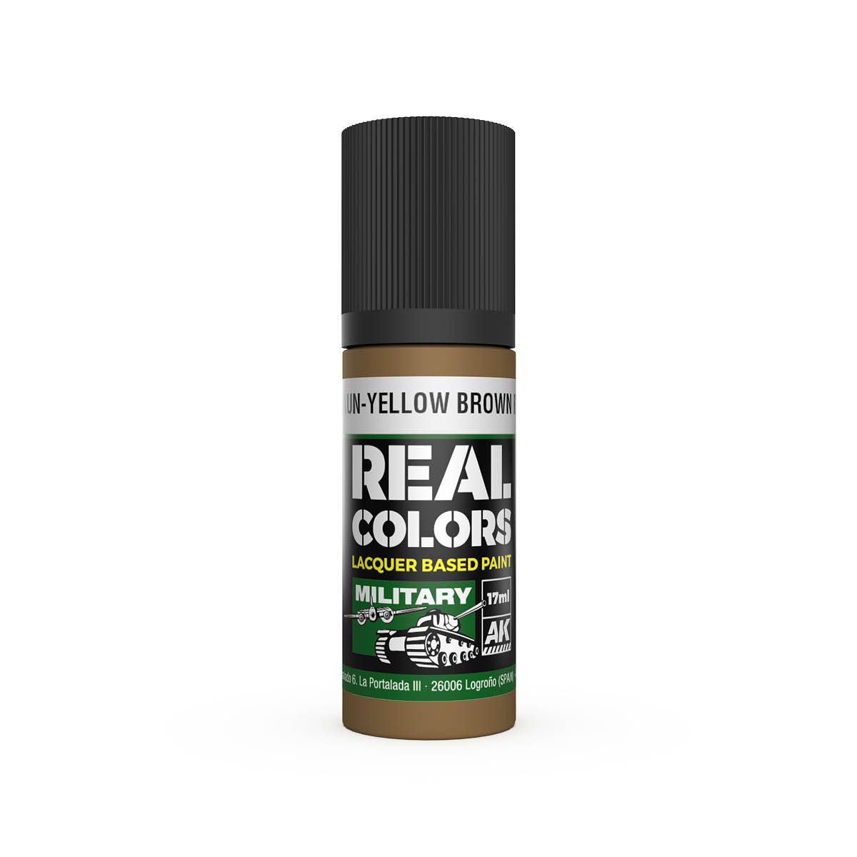 AK Interactive REAL COLORS Gelbbraun-Yellow Brown Ral 8000 17 ml.