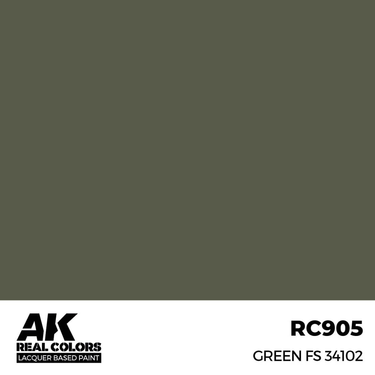 AK Interactive REAL COLORS Green Fs 34102 17 ml.