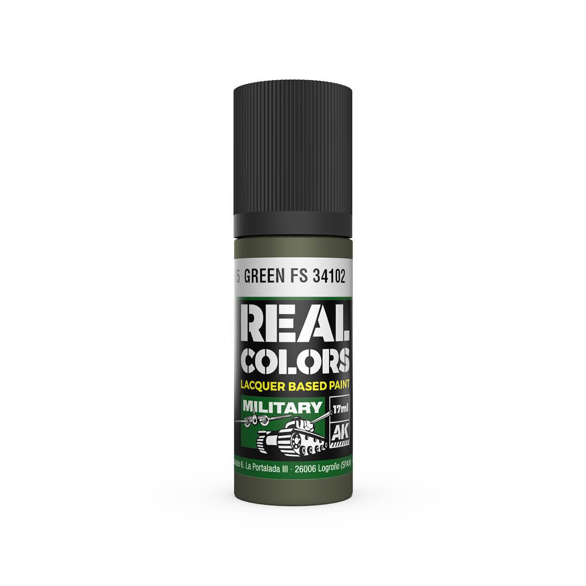 AK Interactive REAL COLORS Green Fs 34102 17 ml.