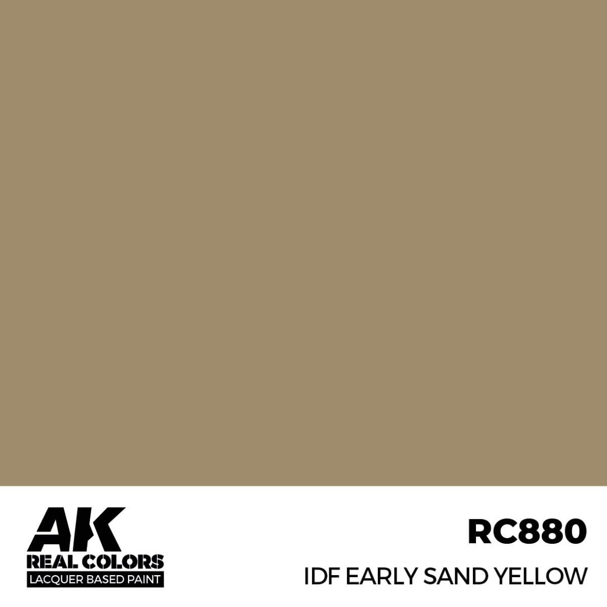 AK Interactive REAL COLORS Idf Early Sand Yellow 17 ml.
