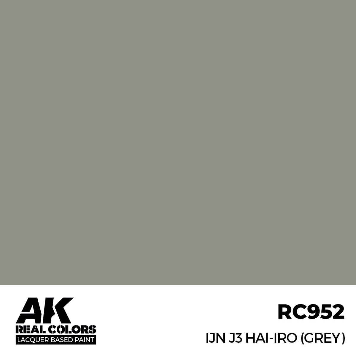 AK Interactive REAL COLORS Ijn J3 Hai-Iro (Grey) 17 ml.