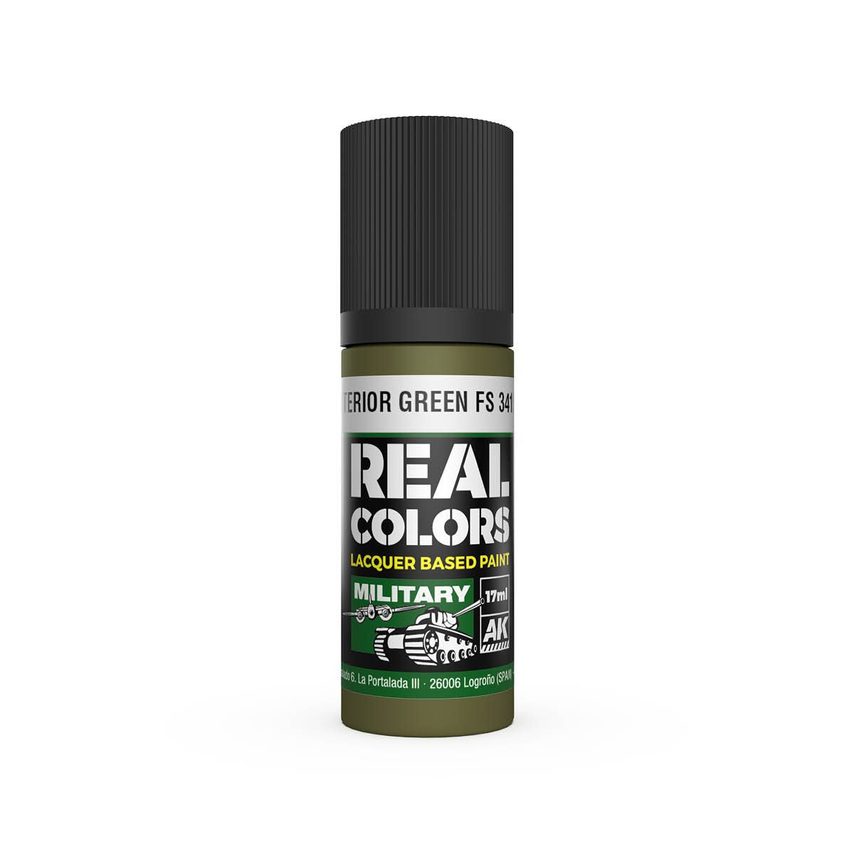 AK Interactive REAL COLORS Interior Green Fs 34151 17 ml.