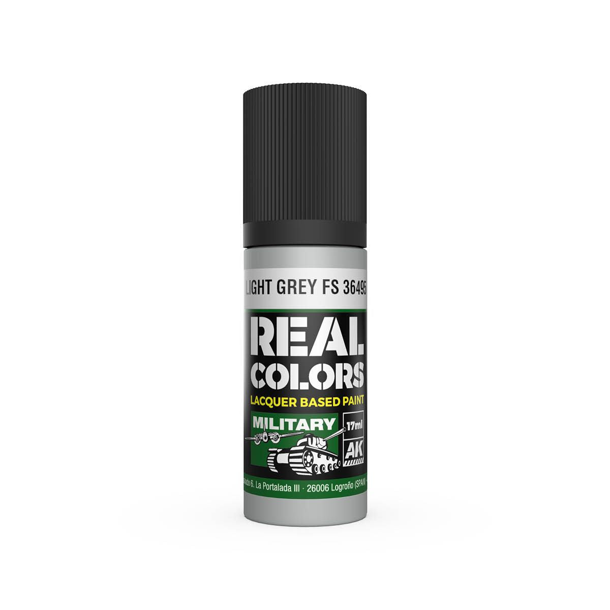 AK Interactive REAL COLORS Light Grey Fs 36495 17 ml.