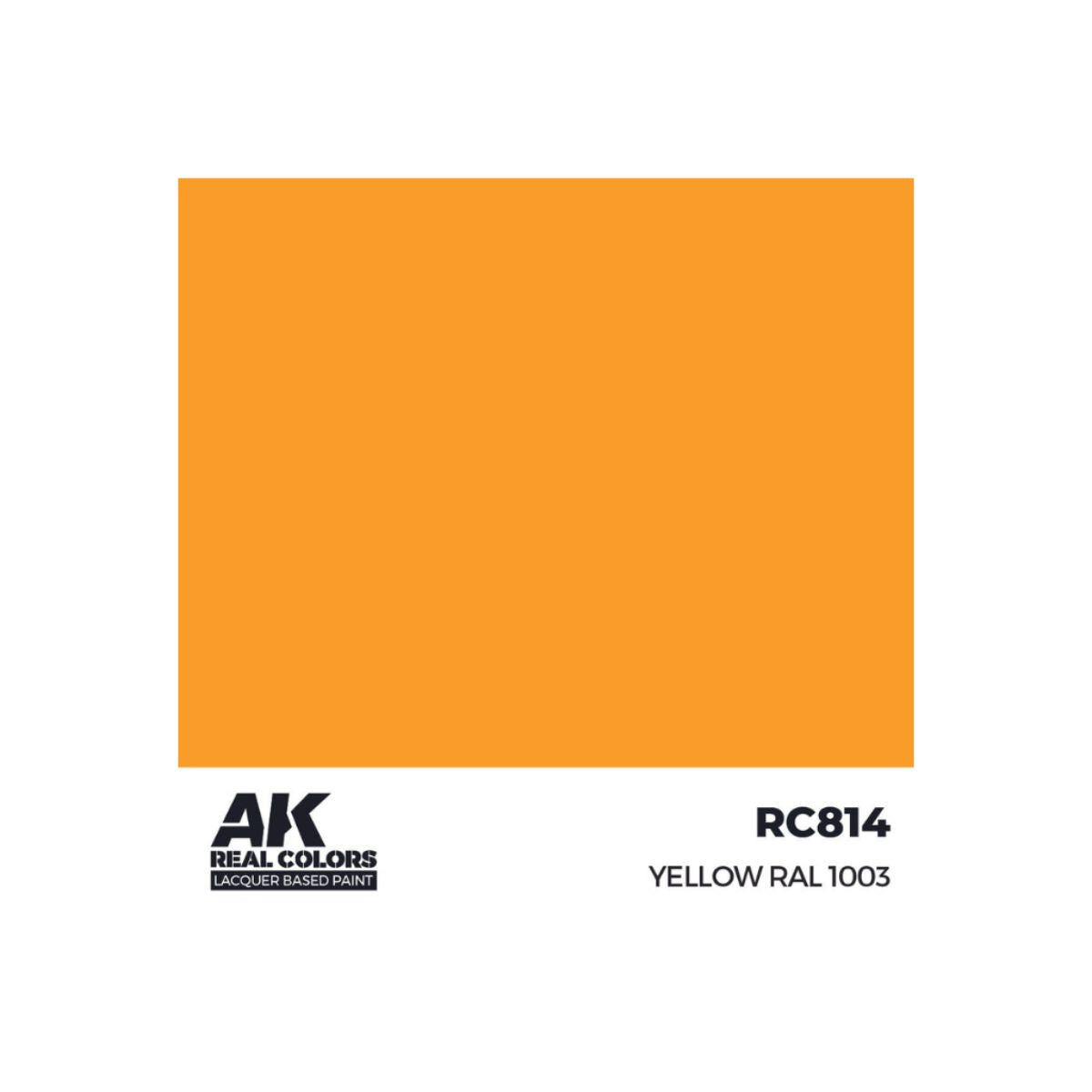 AK Interactive REAL COLORS Yellow Ral 1003 17 ml.
