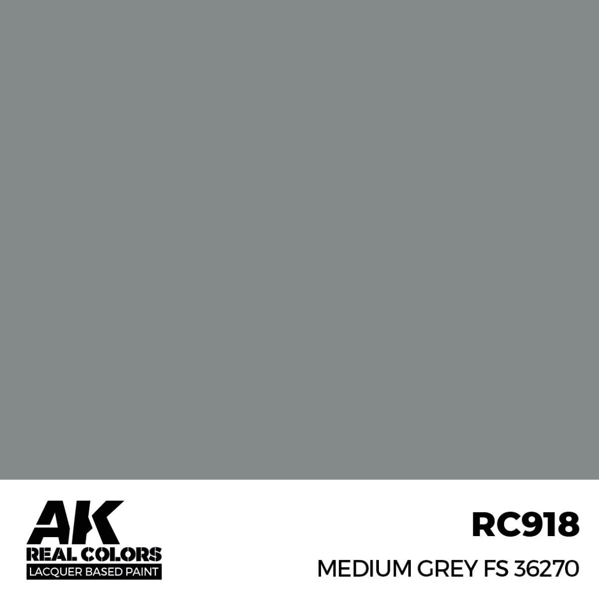 AK Interactive REAL COLORS Medium Grey Fs 36270 17 ml.