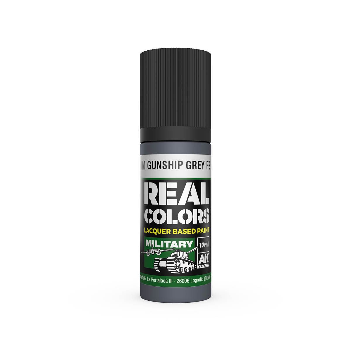 AK Interactive REAL COLORS Medium Gunship Grey Fs 36118 17 ml.