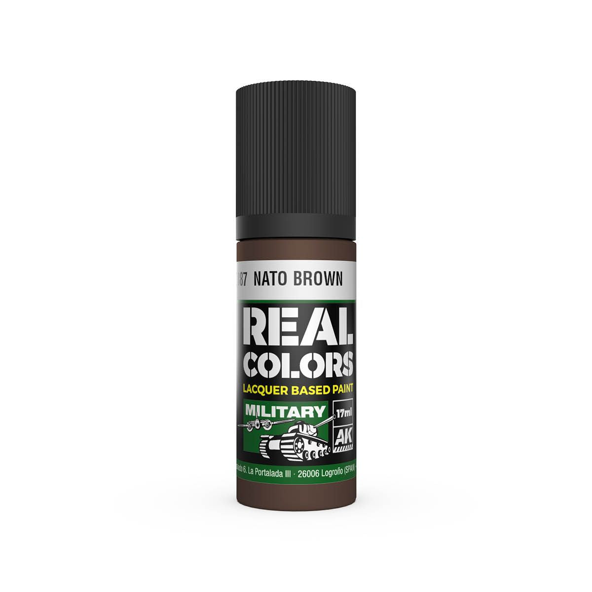 AK Interactive REAL COLORS Nato Brown 17 ml.