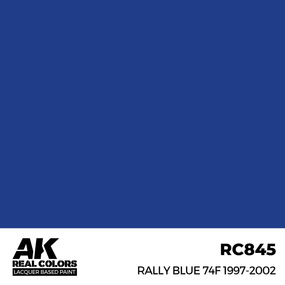 AK Interactive REAL COLORS Rally Blue 74F 1997-2002 17 ml.