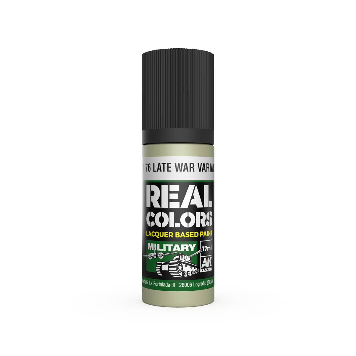 AK Interactive REAL COLORS Rlm 76 Late War Variation 17 ml.
