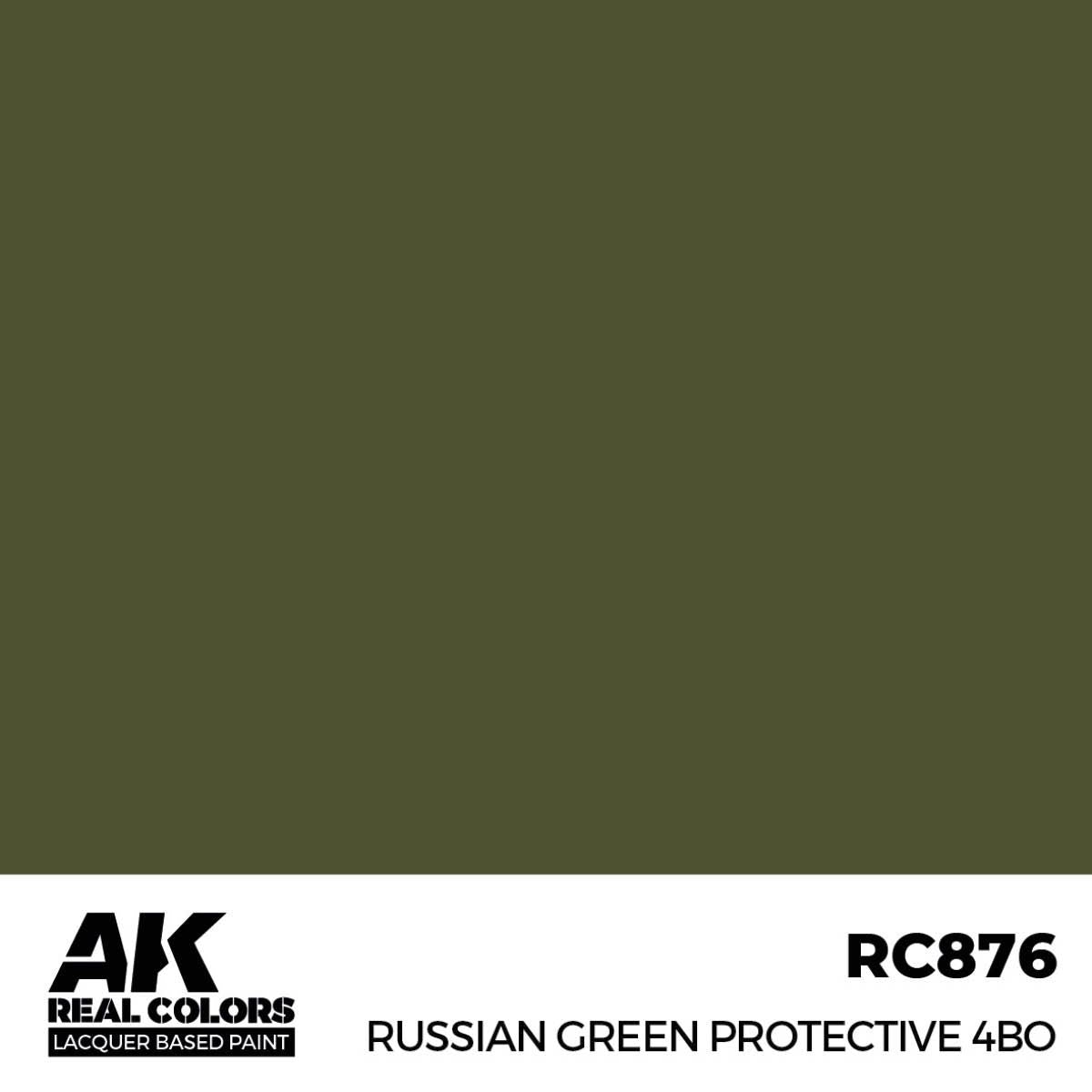 AK Interactive REAL COLORS Russian Green Protective 4Bo 17 ml.