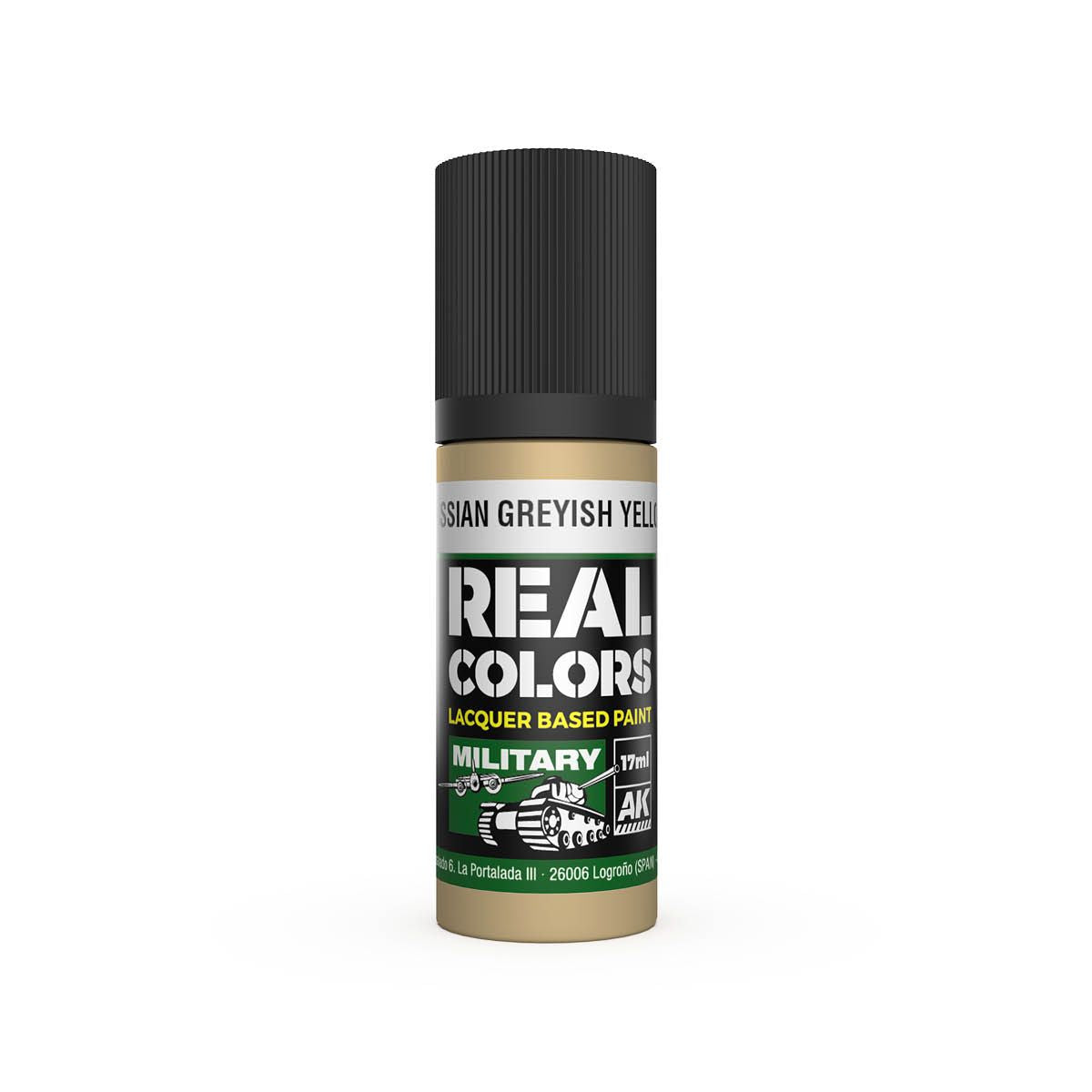 AK Interactive REAL COLORS Russian Greyish Yellow 17 ml.