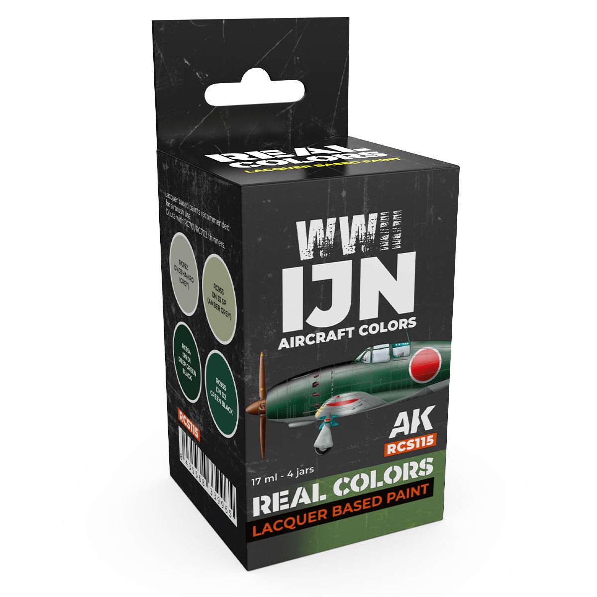 AK Interactive REAL COLORS SETS Wwii Ijn Aircraft Colors Set