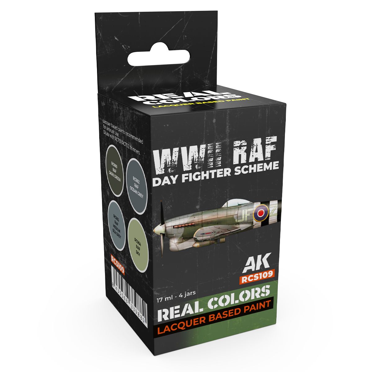 AK Interactive REAL COLORS SETS Wwii Raf Day Fighter Scheme Set