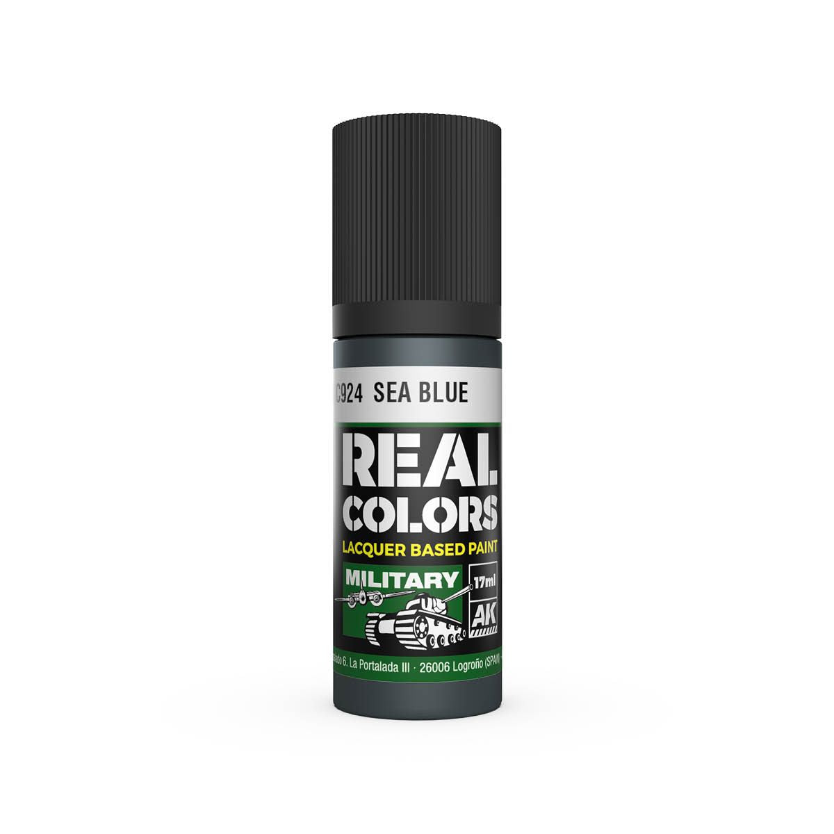 AK Interactive REAL COLORS Sea Blue 17 ml.
