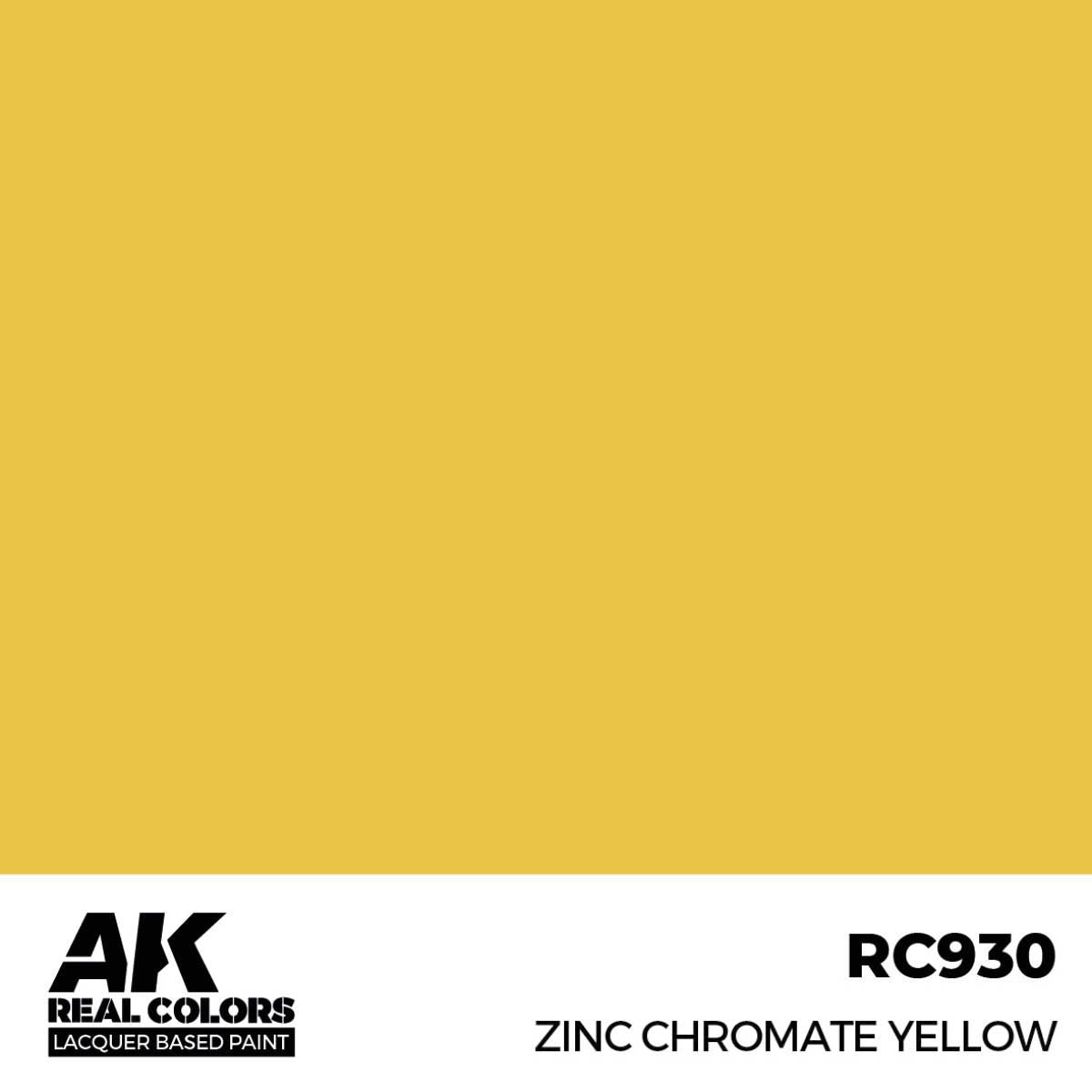 AK Interactive REAL COLORS Zinc Chromate Yellow 17 ml.
