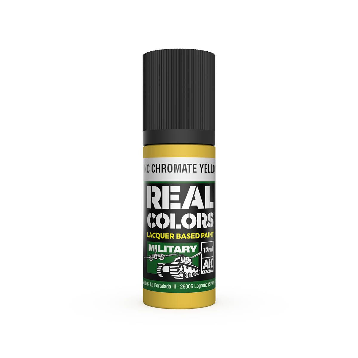 AK Interactive REAL COLORS Zinc Chromate Yellow 17 ml.