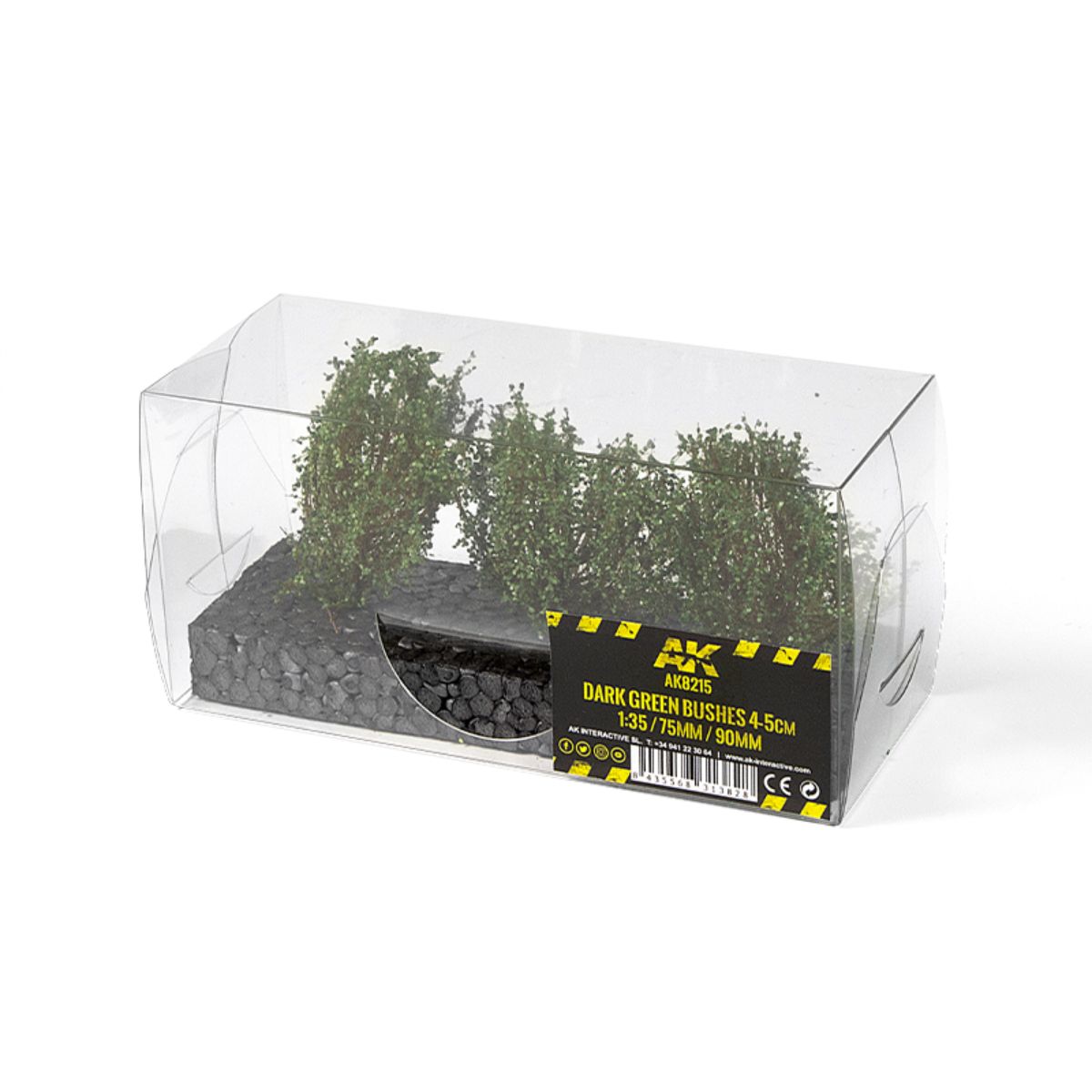 AK Interactive Vegetation DARK GREEN BUSHES 4-6CM