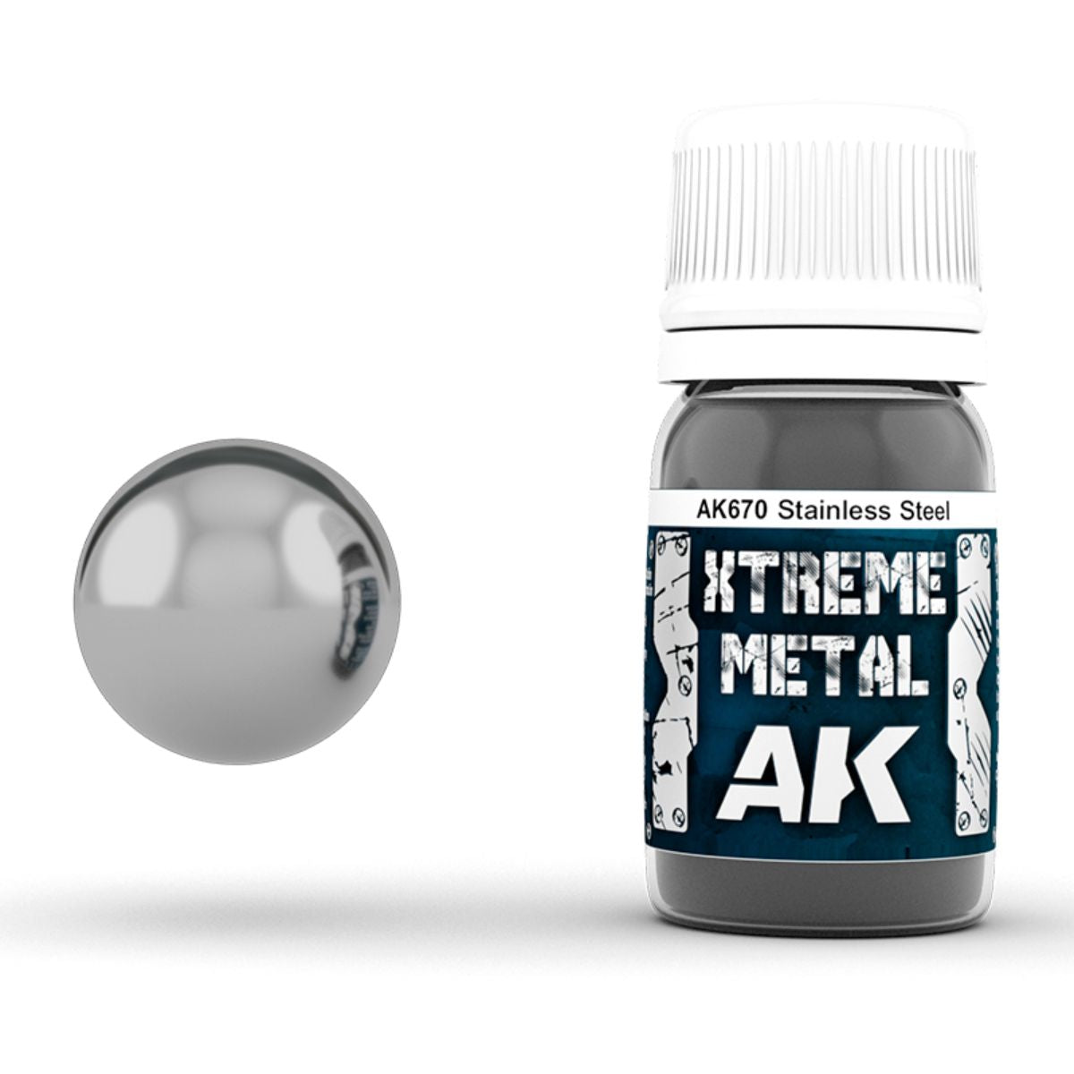AK Interactive Xtreme Metal Stainless Steel