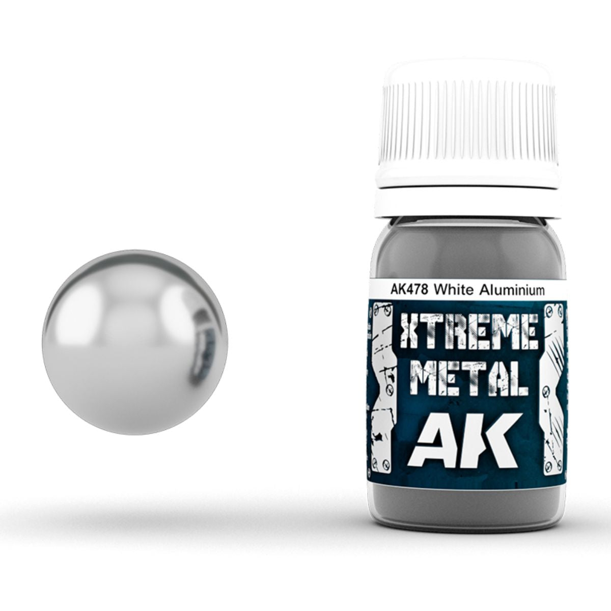 AK Interactive Xtreme White Aluminium