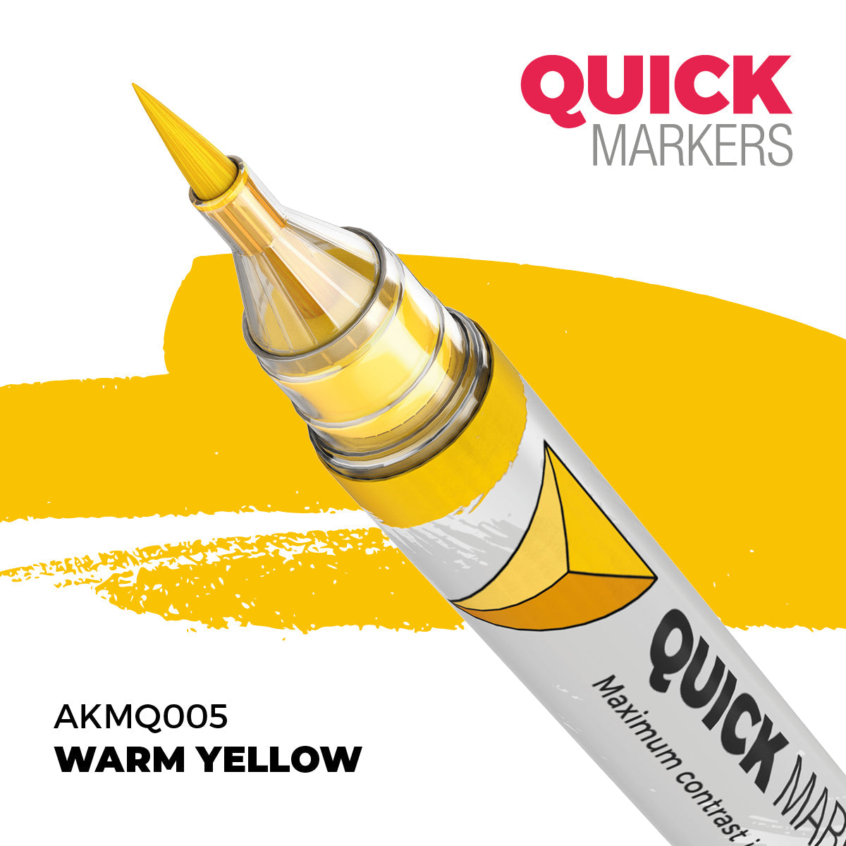 AK Interactive WARM YELLOW - QUICK MARKER