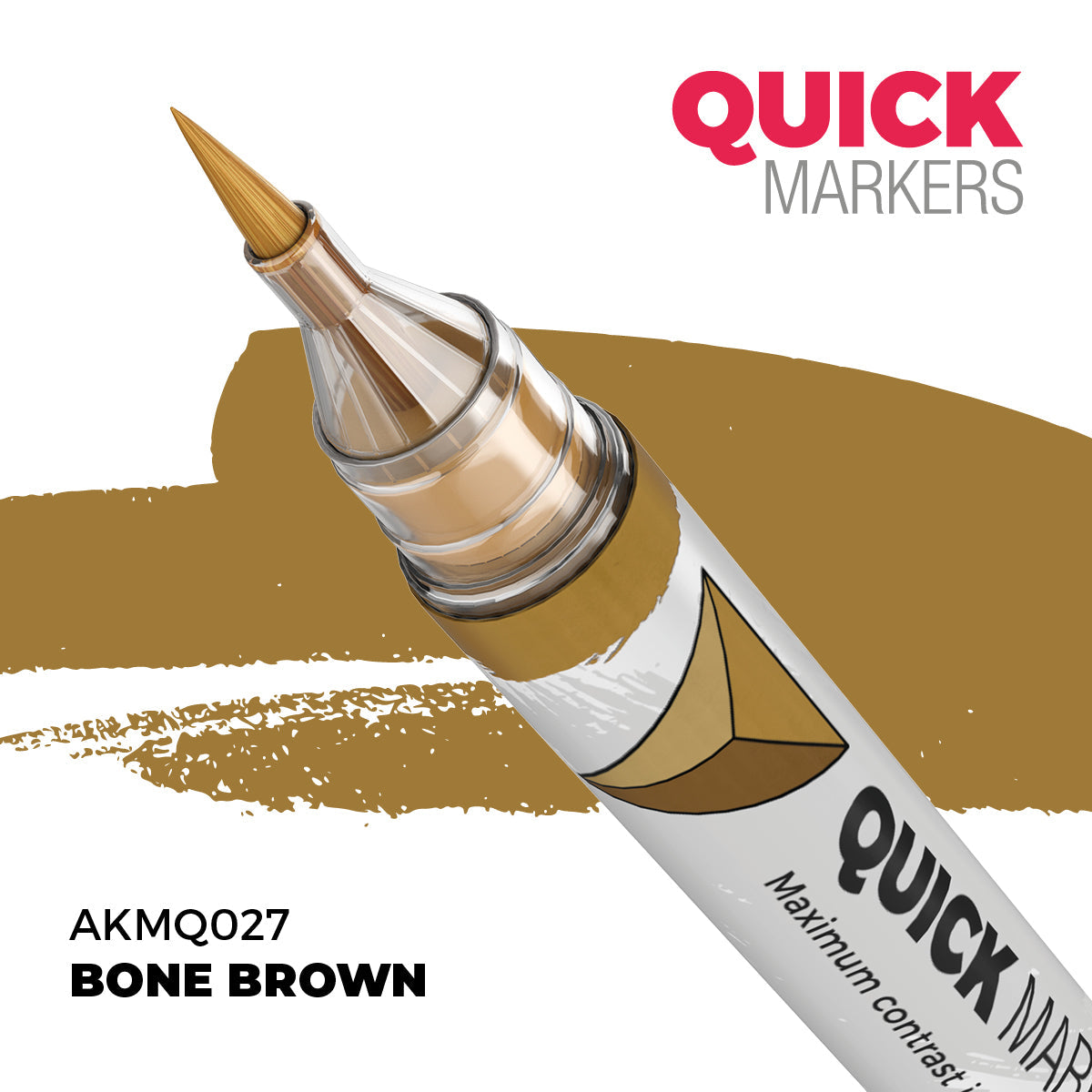 AK Interactive BONE BROWN - QUICK MARKER
